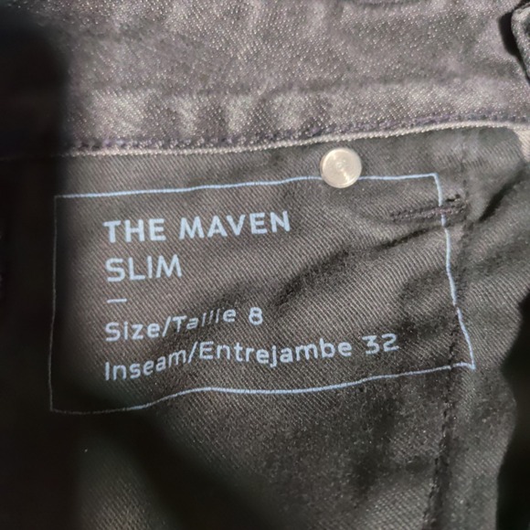 Dovetail Workwear Double Knee Pants Womens Size 8 X 32 Dark Gray Work Wear Denim - Picture 9 of 11